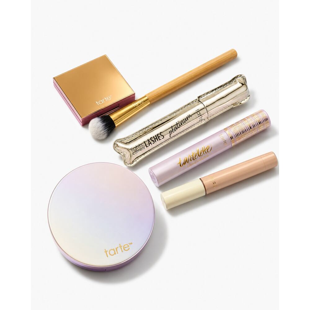 New Tarte Makeup Lot Bundle concealer set tubing mascara Full Size brush $181